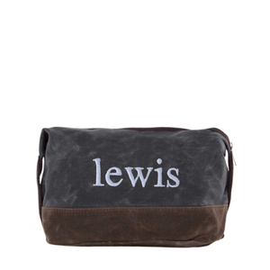 Waxed Dopp Kit-Multiple Colors