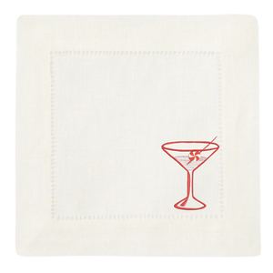 Peppermint Martini Cocktail Napkins-Multiple Colors