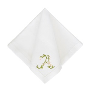 Gina Langford x Courtland & Co. Dinner Napkins - White