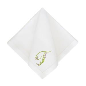 Gina Langford x Courtland & Co. Dinner Napkins - White