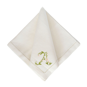 Gina Langford x Courtland and Co. Dinner Napkins - Ecru