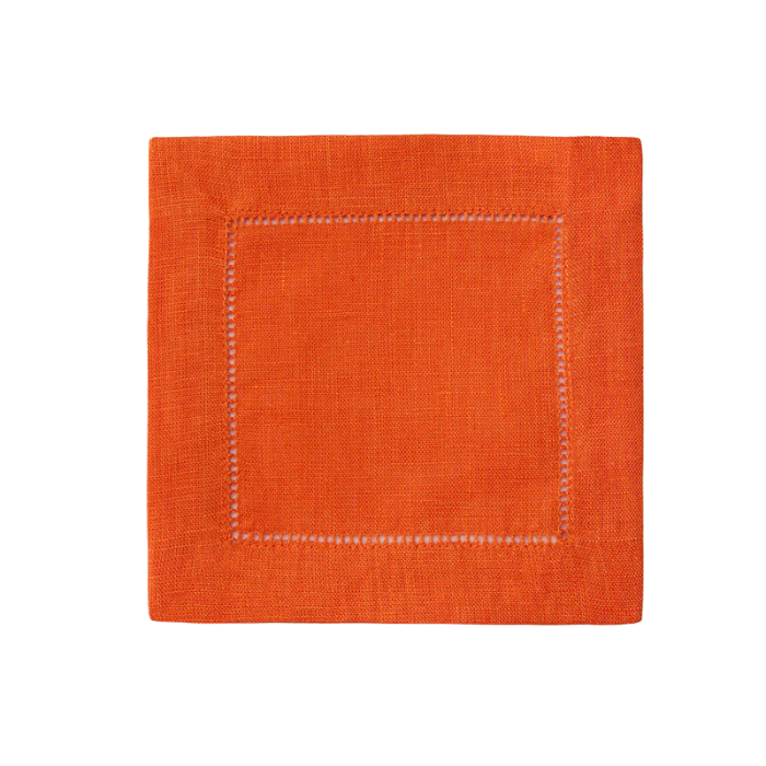 Festival 6x6 Customizable Linen Cocktail Napkins - Multiple Colors