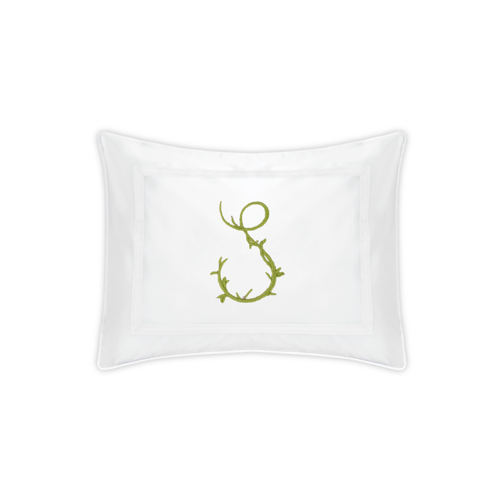 Gina Langford x Courtland & Co. Louise Boudoir Sham - White
