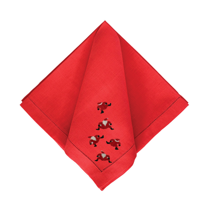 Classic Dancing Santa Dinner Napkins