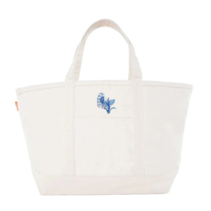 Bob Christian Circus Blossom in Blue Tote Bag-Multiple Colors & Sizes