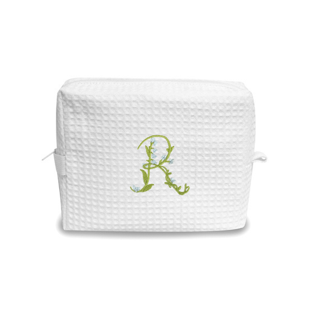 Gina Langford x Courtland & Co. Waffle Knit Cosmetic Bag