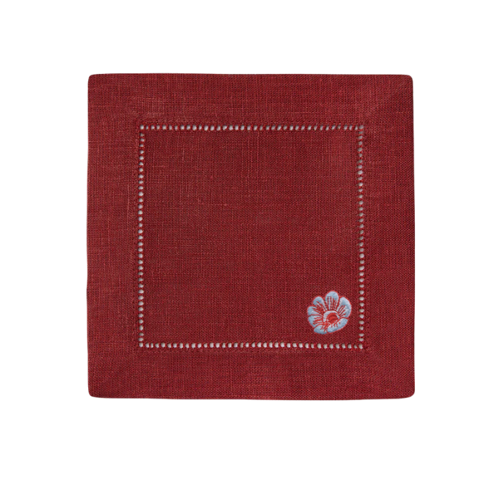 Bob Christian Christmas Poppy Cocktail Napkins
