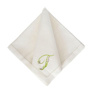 Gina Langford x Courtland and Co. Dinner Napkins - Ecru