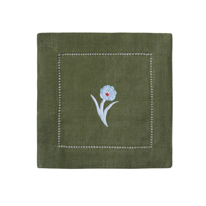 Bob Christian Poppy Stem Cocktail Napkins-Multiple Colors
