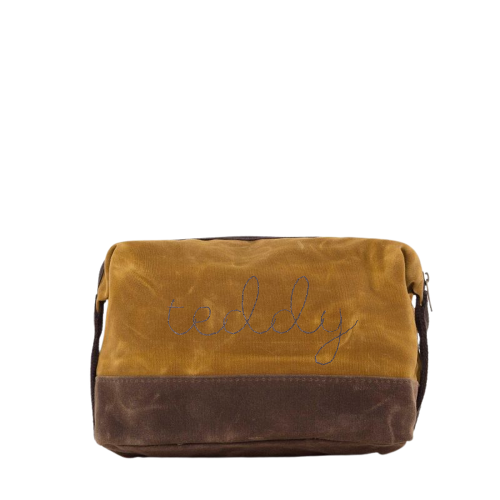 Waxed Dopp Kit-Multiple Colors