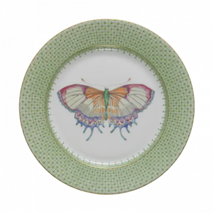 Lace Dessert Plate With Butterfly-Multiple Colors