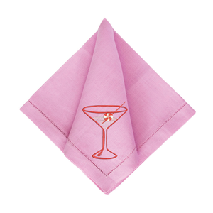 Peppermint Martini Dinner Napkins-Multiple Colors