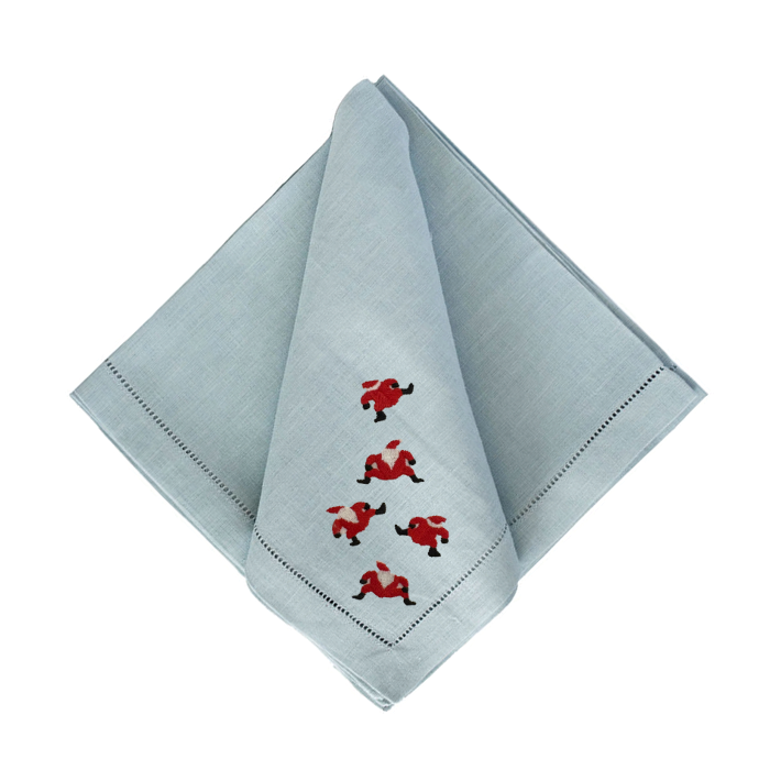 Classic Dancing Santa Dinner Napkins