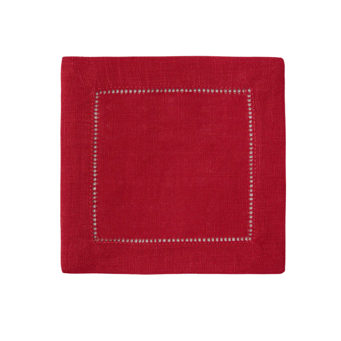 Festival 6x6 Customizable Linen Cocktail Napkins - Multiple Colors