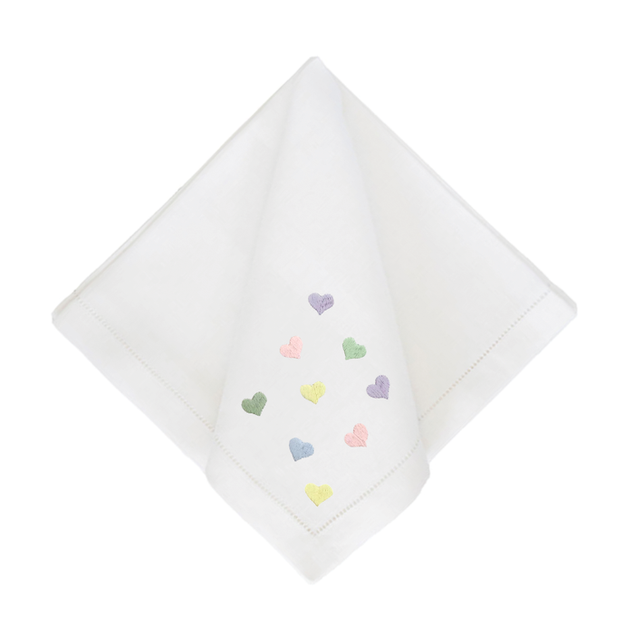 Sweet Tart Heart Dinner Napkins