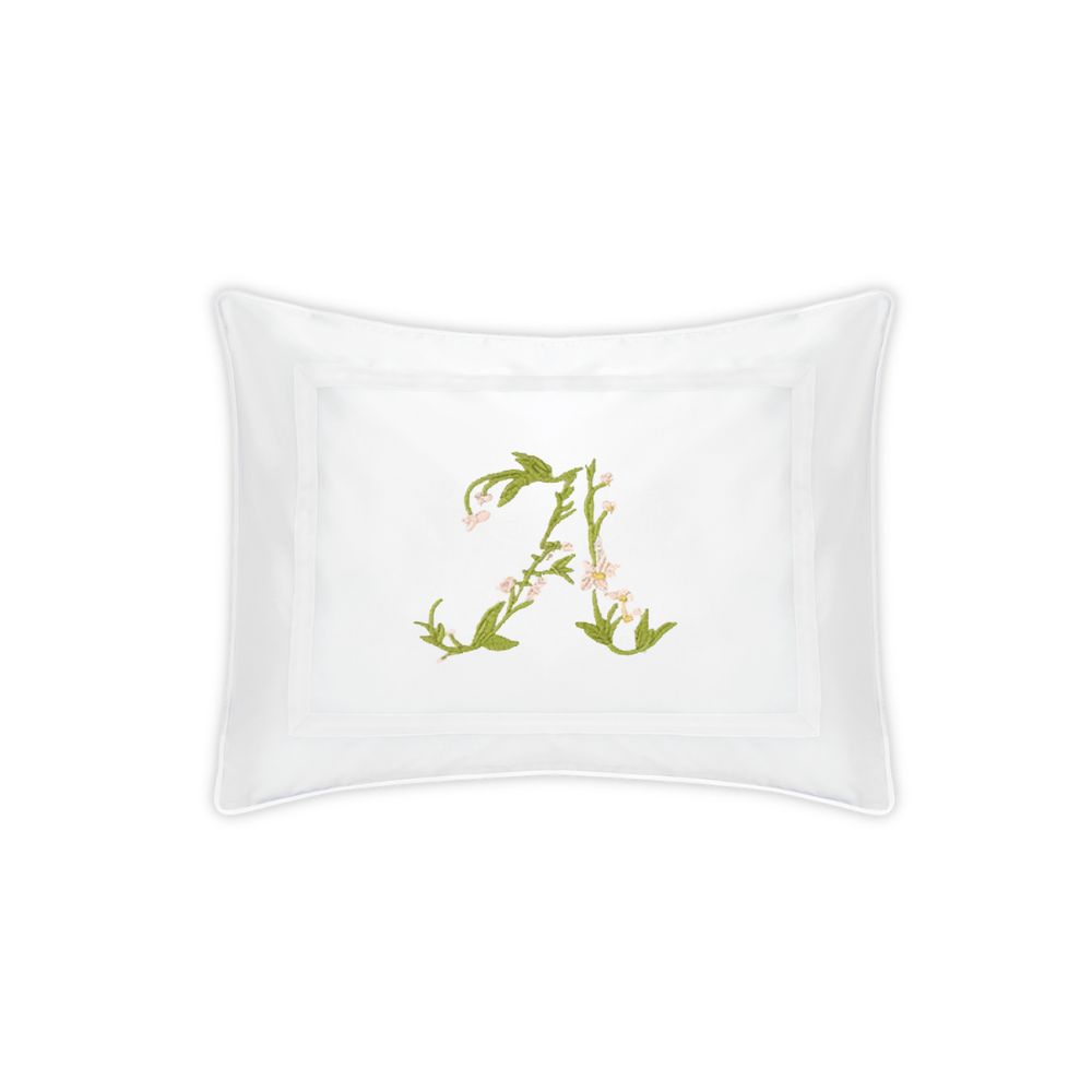 Gina Langford x Courtland & Co. Louise Boudoir Sham - White