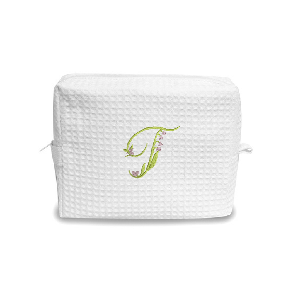 Gina Langford x Courtland & Co. Waffle Knit Cosmetic Bag