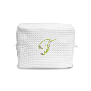Gina Langford x Courtland & Co. Waffle Knit Cosmetic Bag