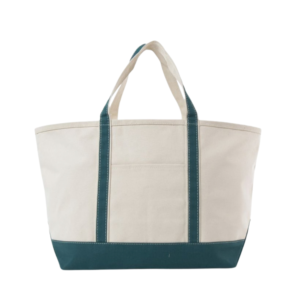 Customizable Large Canvas Tote-Multiple Colors