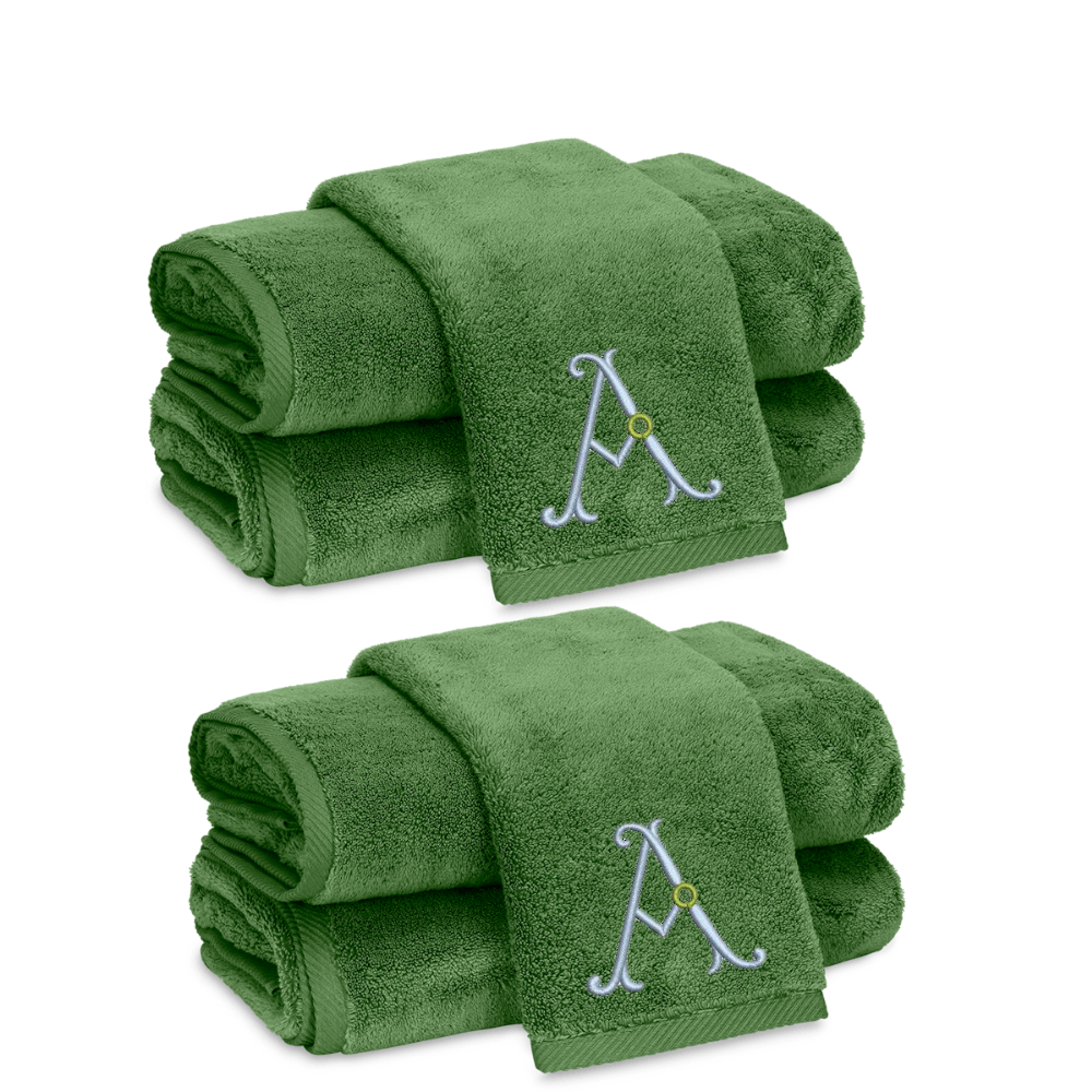MILAGRO GRASS TOWEL BUNDLE WITH EMBROIDERY