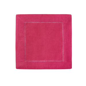Festival 6x6 Customizable Linen Cocktail Napkins - Multiple Colors
