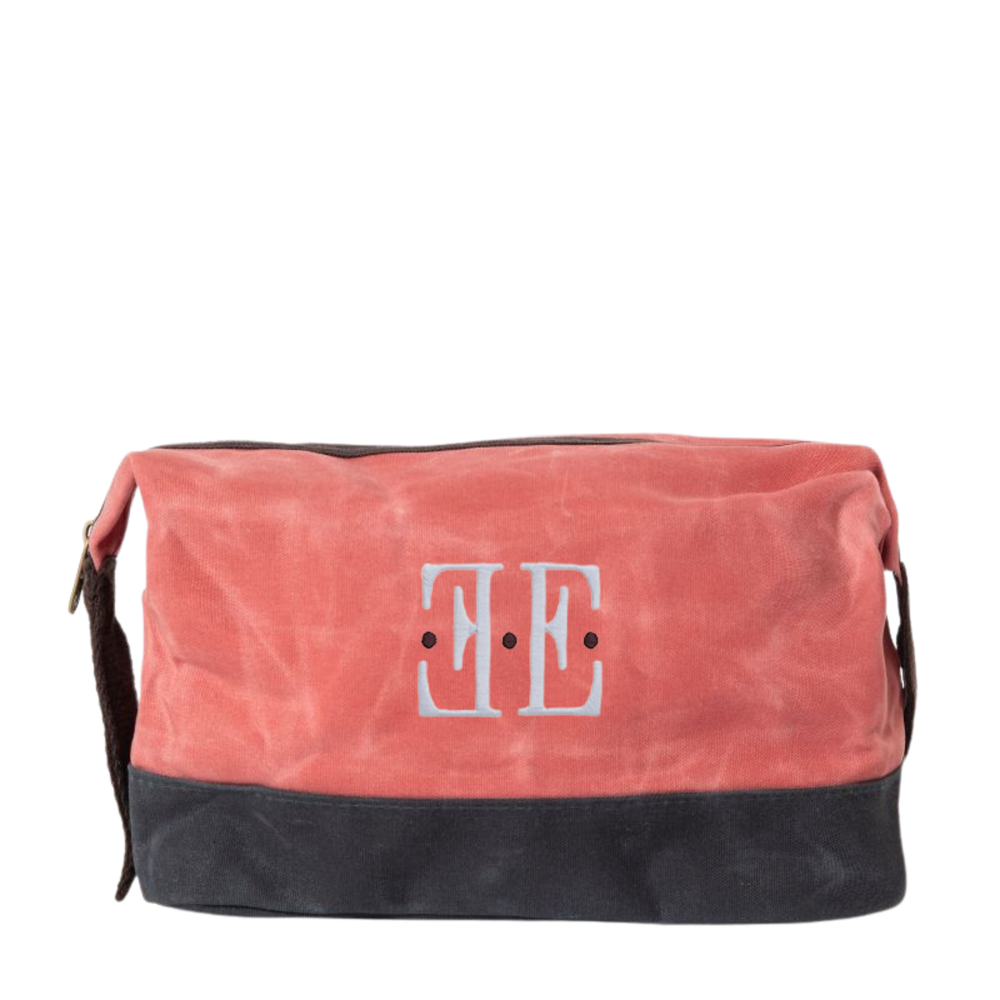 Waxed Dopp Kit-Multiple Colors