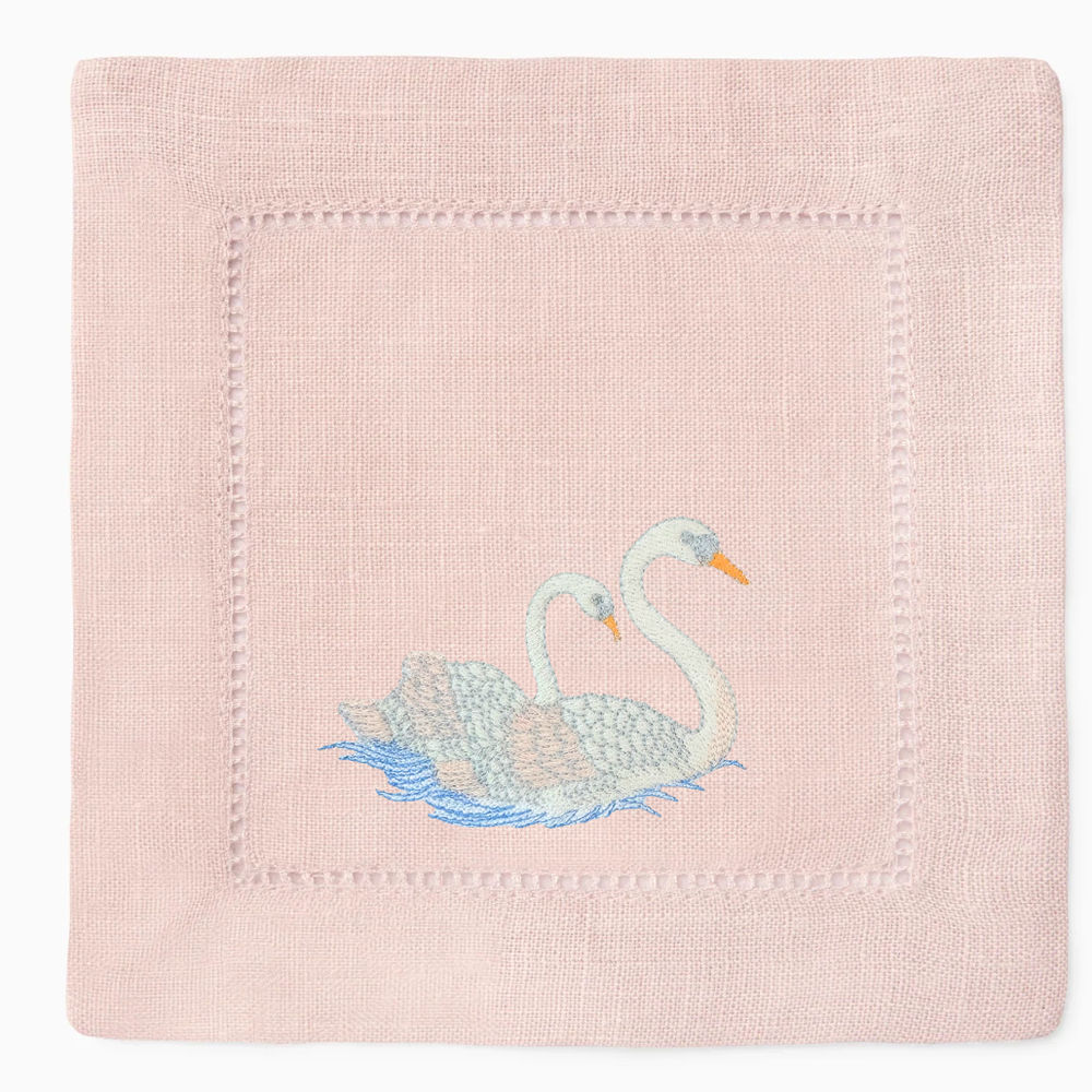 Swan Cocktail Napkins