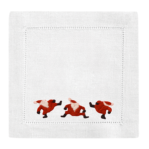 Classic Dancing Santa Cocktail Napkins