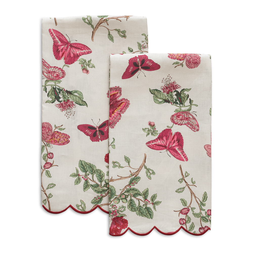 Baudin Butterfly Guest Towels-set of 2