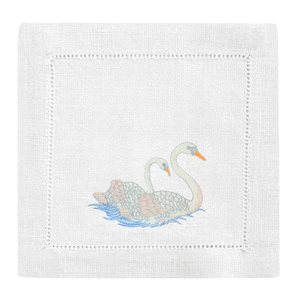 Swan Cocktail Napkins