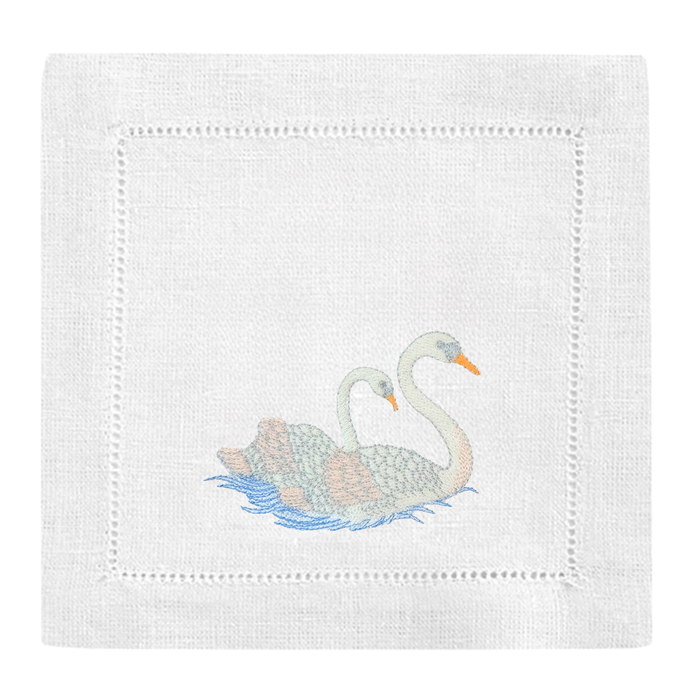 Swan Cocktail Napkins