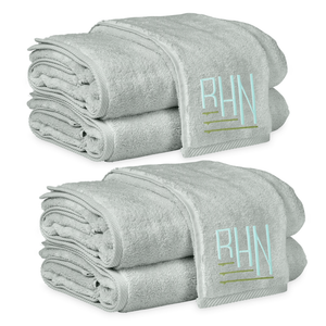 MILAGRO STERLING BATH BUNDLE WITH EMBROIDERY