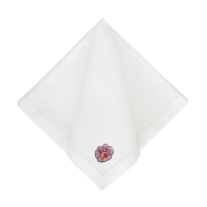 Poppy Christmas Dinner Napkins-Multiple Colors