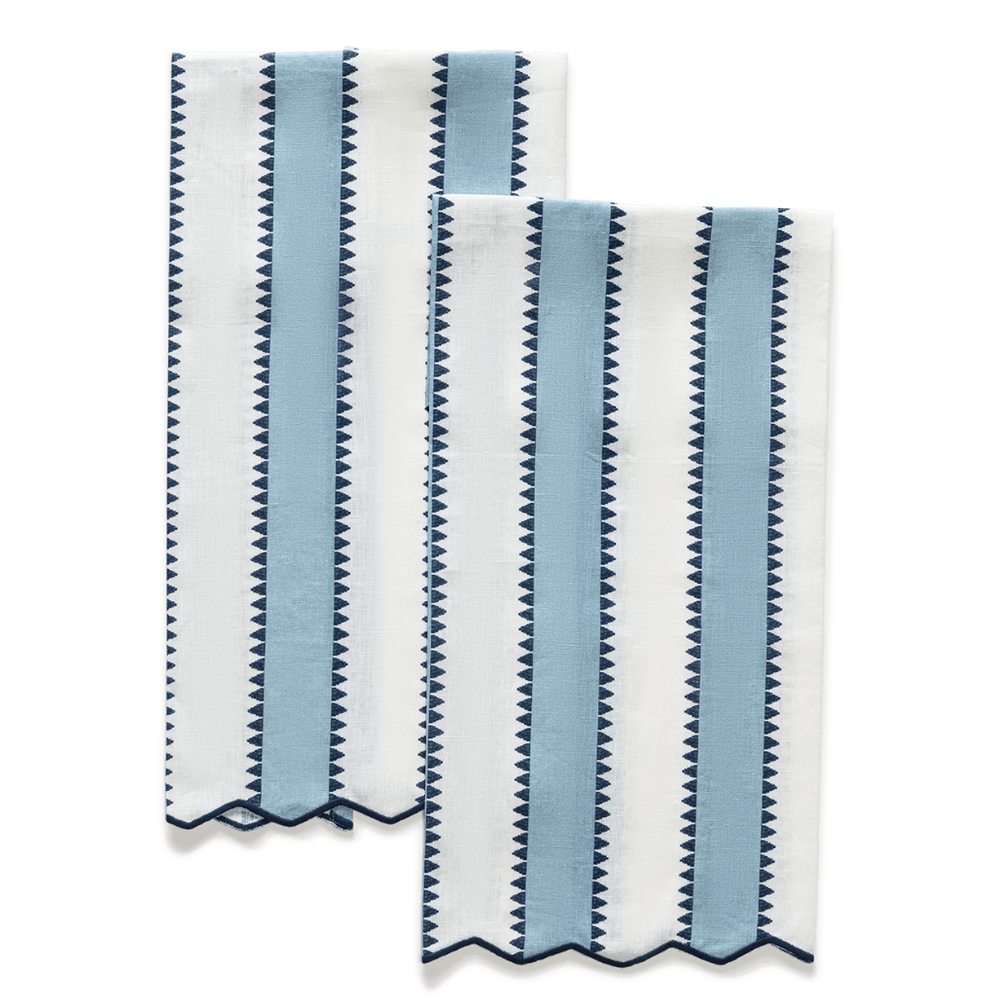 Apollo Stripe Guest Towels-set of 2