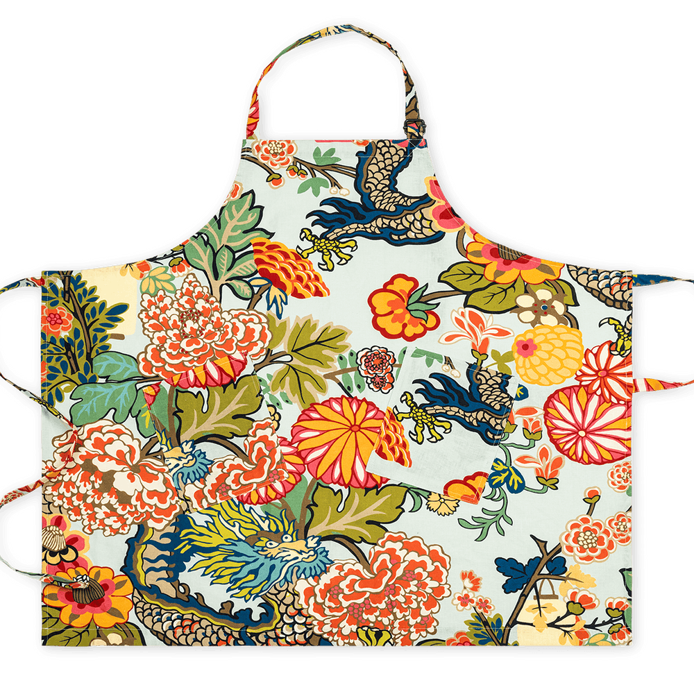 CHIANG MAI DRAGON LINEN APRON