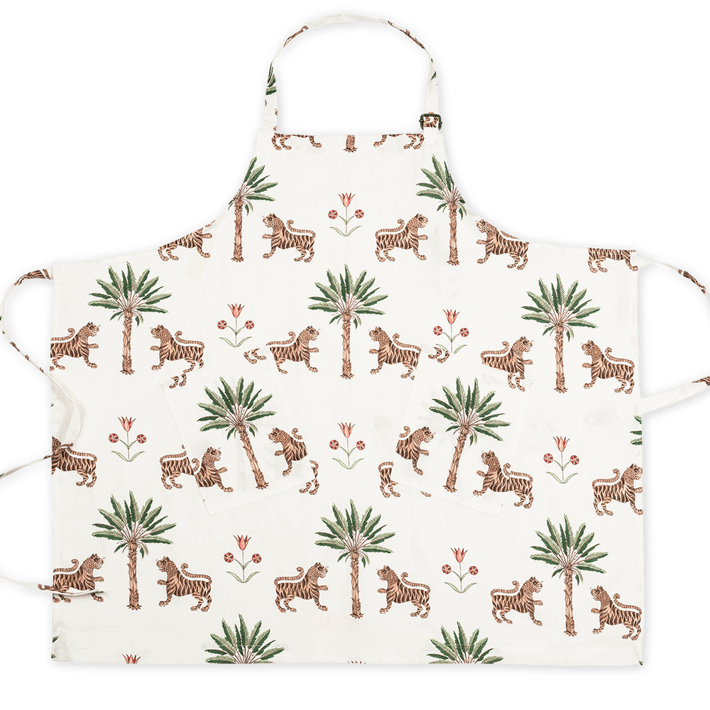 TIGER EYE LINEN APRON