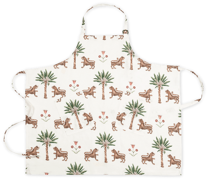 TIGER EYE LINEN APRON