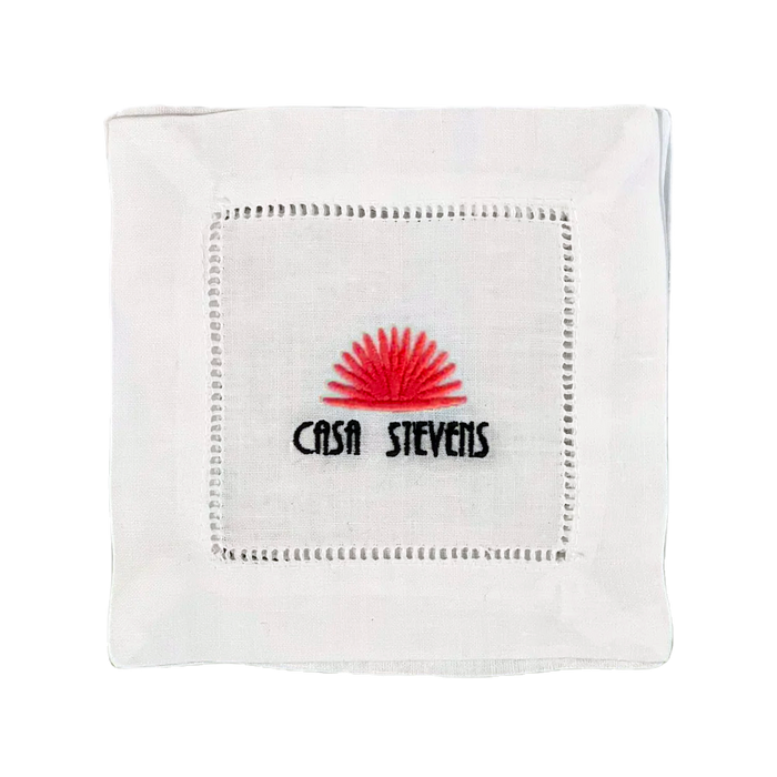 Casa Holiday Cocktail Napkins - Red