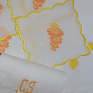 Bob Christian Wisteria Scallop Cocktail Napkins
