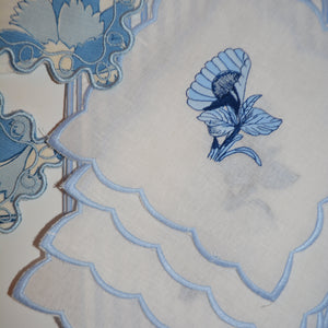 Bob Christian Circus Blossom Scallop Cocktail Napkins