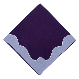 Scallop Border Dinner Napkins