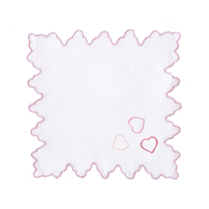 Hearts on Sultan Edge Cocktail Napkin