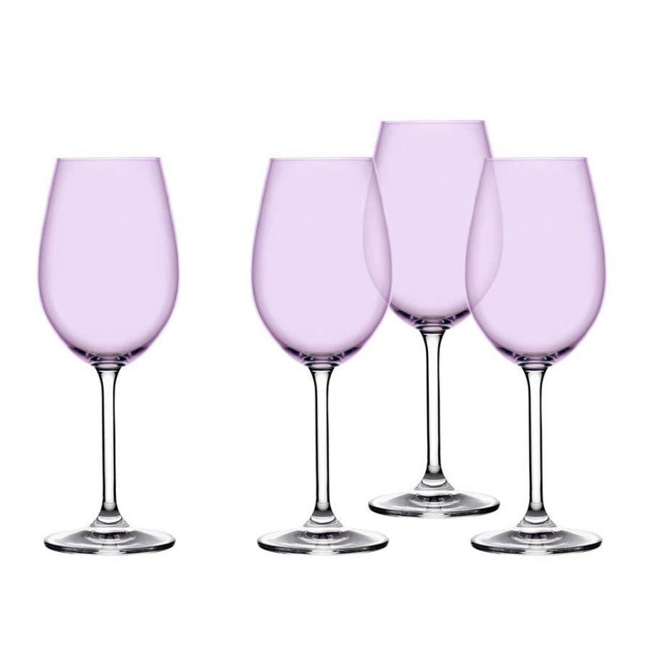 Tinted Wine Glasses - Lilac