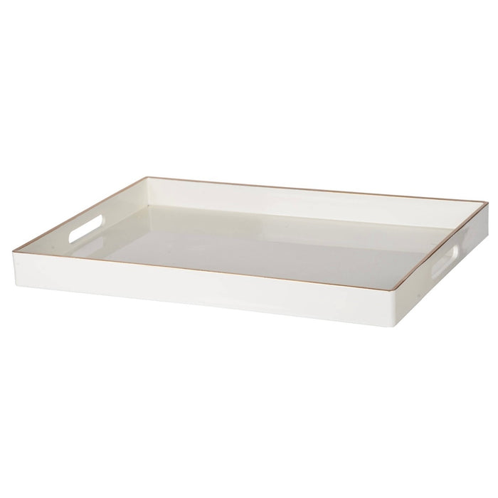 White Lacquered Tray