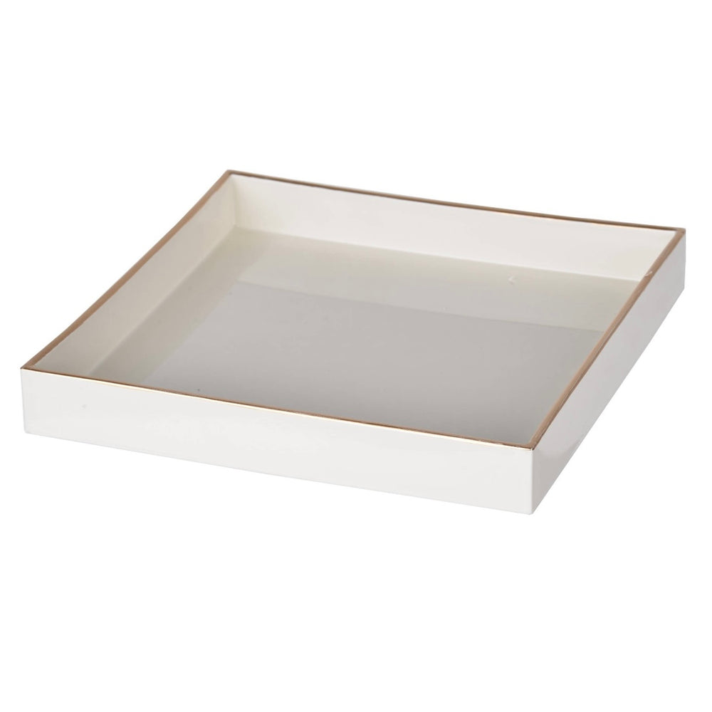 White Lacquered Tray