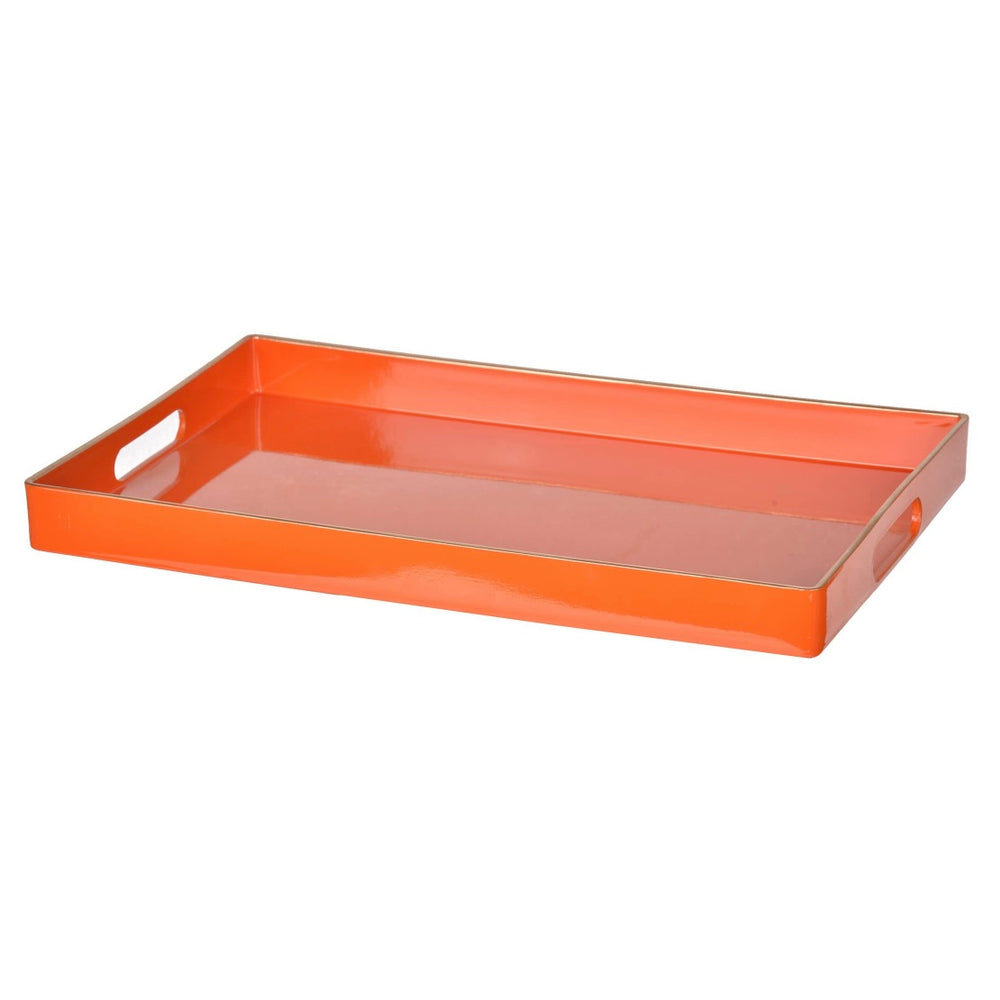 Orange Lacquered Tray