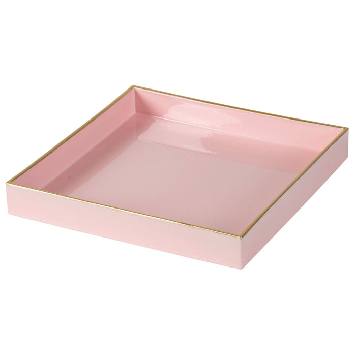 Pink Lacquered Tray
