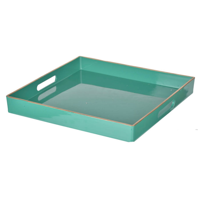 Turquoise Lacquered Tray