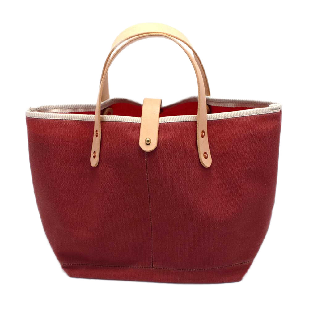 Waxed Canvas Mini Tote - Nantucket Red