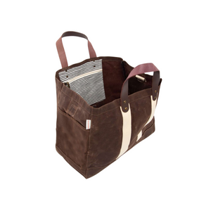 Waxed Commute Customizable Tote - Khaki